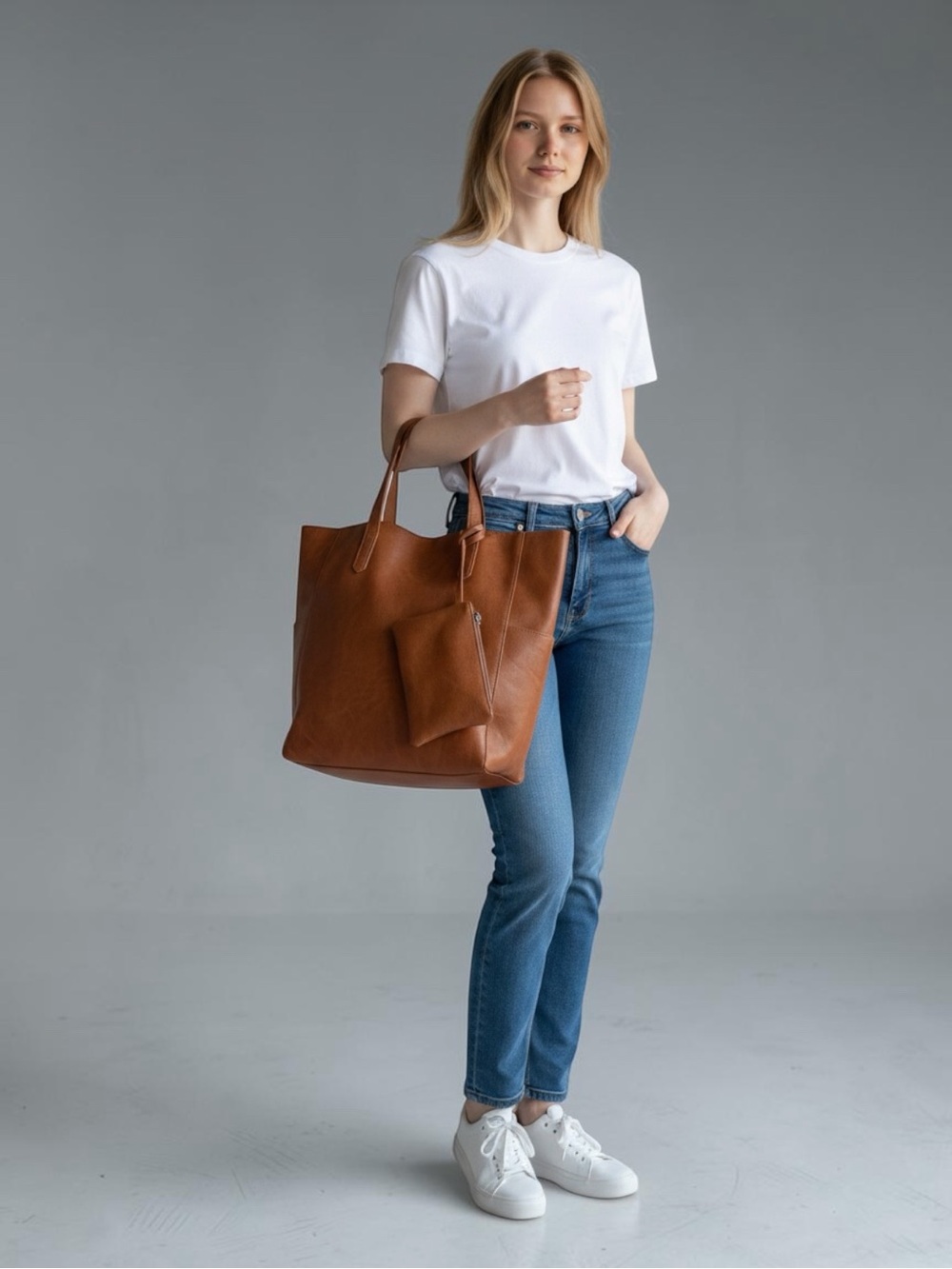 Joy Susan - Soft Vegan Faux Leather Tote